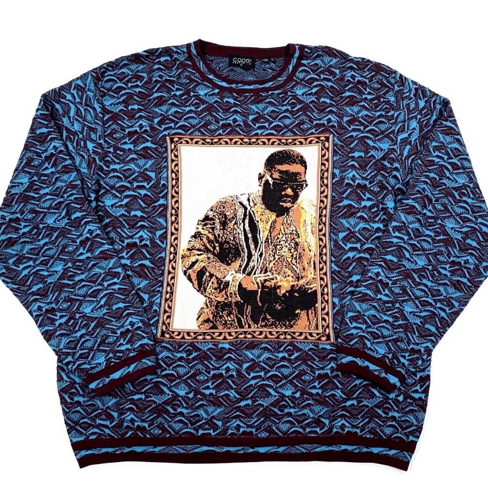 COOGI Multicolor Graphic Crewneck Sweater